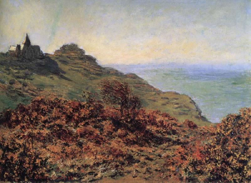 Claude Monet The Church at Varengeville and the Gorge des Moutiers oil painting image